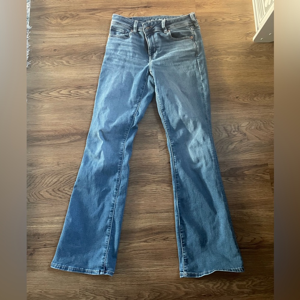 AE Next Level Low-Rise Kick Bootcut Jean